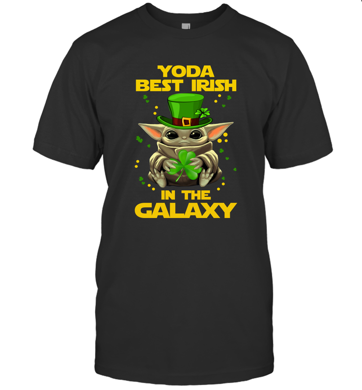 Baby Yoda Best Irish In The Galaxy Men's T-Shirt - kambletee Baby Yoda Best Irish In The Galaxy Men's T-Shirt - kambletee