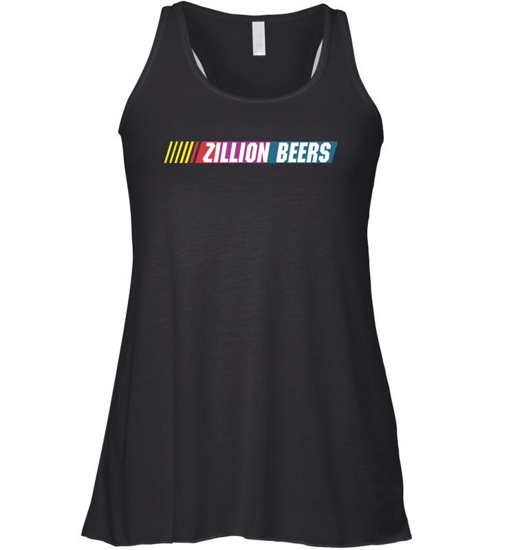 ZILLION BEERS X NASCAR LOGO Racerback Tank - kambletee ZILLION BEERS X NASCAR LOGO Racerback Tank - kambletee