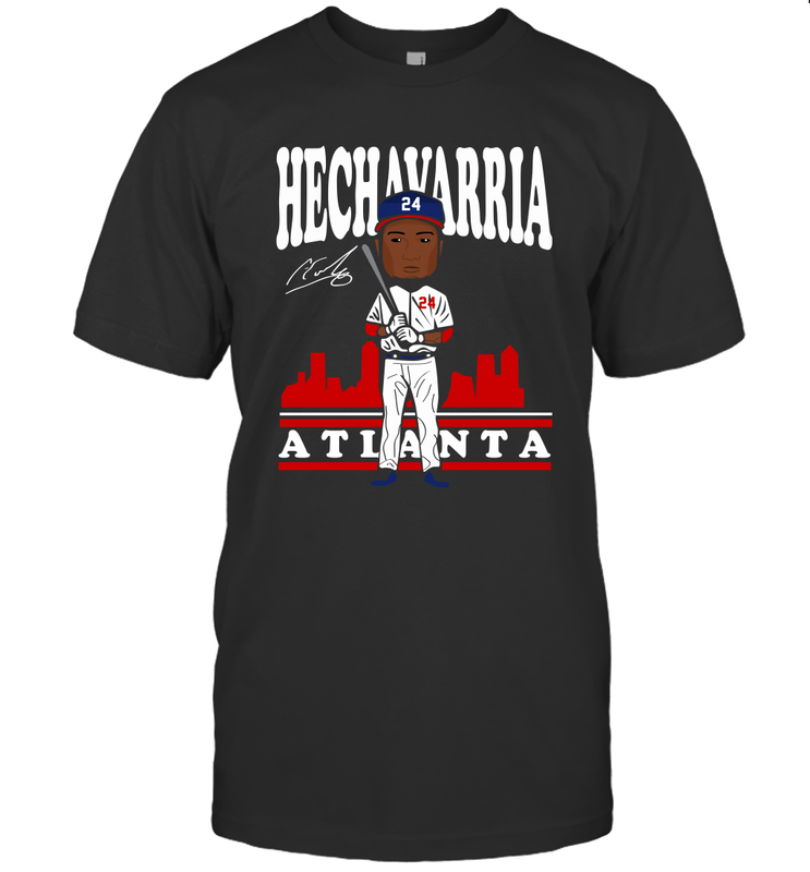 Adeiny Hechavarria toon Atlanta signature Men's T-Shirt - kambletee Adeiny Hechavarria toon Atlanta signature Men's T-Shirt - kambletee