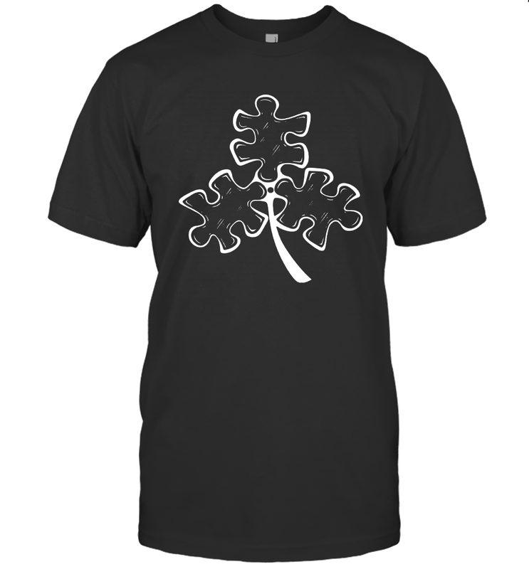 Autism shamrock St Patrick's day T-Shirt - kambletee Autism shamrock St Patrick's day T-Shirt - kambletee