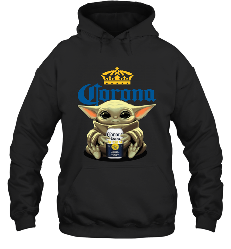 Yoda hug Corona Hoodie - kambletee Yoda hug Corona Hoodie - kambletee