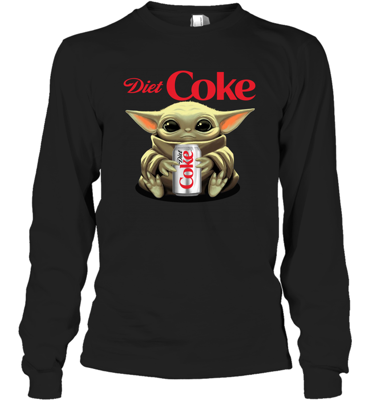 Yoda hug Diet Coke Long Sleeve T-Shirt - kambletee Yoda hug Diet Coke Long Sleeve T-Shirt - kambletee