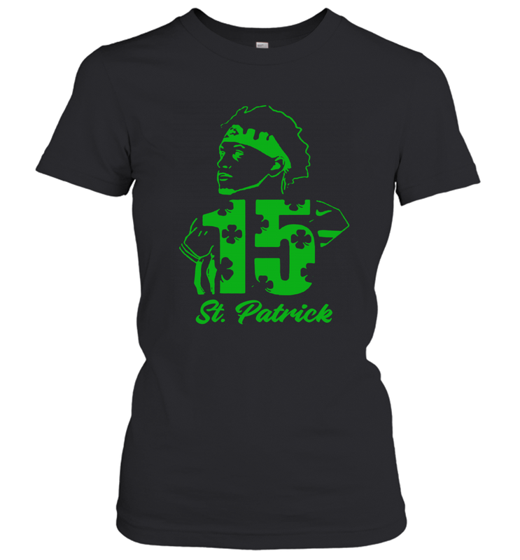 Happy St. Patrick's Day 15 Patrick Mahomes Kansas City Chiefs Women's T-Shirt - kambletee Happy St. Patrick's Day 15 Patrick Mahomes Kansas City Chiefs Women's T-Shirt - kambletee