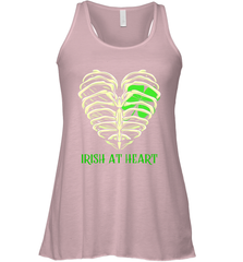 Irish at heart St Patricks Day Racerback Tank - kambletee