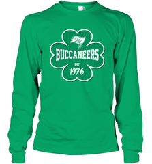 Patrick's Day Shamrock For Tampa Bay Buccaneers Fans Long Sleeve T-Shirt - kambletee