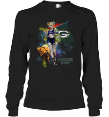 Harley Quinn Green Bay Packers Of Prey Long Sleeve T-Shirt - kambletee
