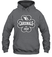 Patrick's Day Shamrock For Arizona Cardinals Fans Hoodie - kambletee