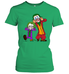 Double Joker Calvin and Hobbes Women's T-Shirt - kambletee