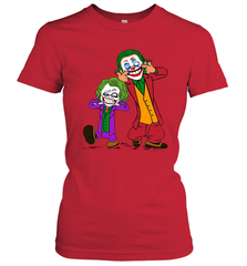 Double Joker Calvin and Hobbes Women's T-Shirt - kambletee