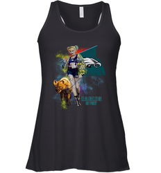 Harley Quinn Philadelphia Eagles Of Prey Racerback Tank - kambletee