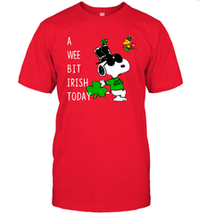 Snoopy A Wee Bit Irish Today Men's T-Shirt - kambletee