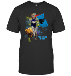Harley Quinn Carolina Panthers Of Prey Men's T-Shirt - kambletee
