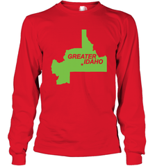 Greater Idaho Map 2020 Long Sleeve T-Shirt - kambletee