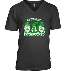 Gnomes let's get shamrocked St. Patrick's day Men's V-Neck - kambletee