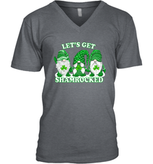 Gnomes let's get shamrocked St. Patrick's day Men's V-Neck - kambletee