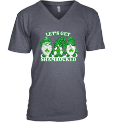 Gnomes let's get shamrocked St. Patrick's day Men's V-Neck - kambletee