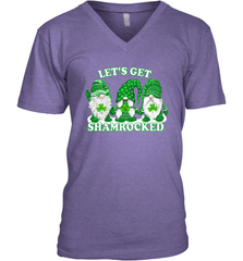 Gnomes let's get shamrocked St. Patrick's day Men's V-Neck - kambletee