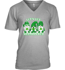 Gnomes let's get shamrocked St. Patrick's day Men's V-Neck - kambletee