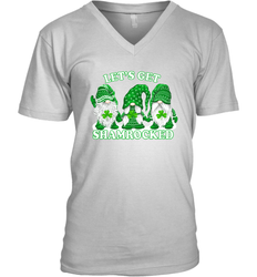 Gnomes let's get shamrocked St. Patrick's day Men's V-Neck - kambletee