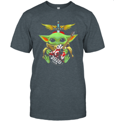 Baby Yoda hug Bon Jovi 2020 Tour Star Wars Men's T-Shirt - kambletee