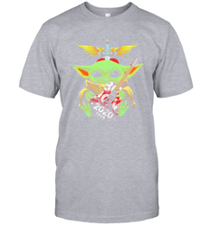 Baby Yoda hug Bon Jovi 2020 Tour Star Wars Men's T-Shirt - kambletee