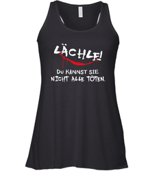 Lachlf Du Kannst Sie Night Alle Toten Racerback Tank - kambletee