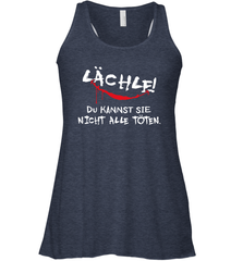 Lachlf Du Kannst Sie Night Alle Toten Racerback Tank - kambletee