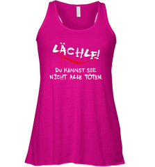 Lachlf Du Kannst Sie Night Alle Toten Racerback Tank - kambletee