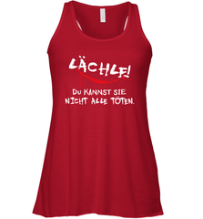 Lachlf Du Kannst Sie Night Alle Toten Racerback Tank - kambletee