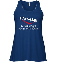 Lachlf Du Kannst Sie Night Alle Toten Racerback Tank - kambletee