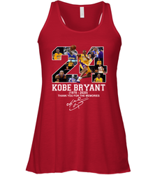 24 Kobe Bryant 1978 2020 Thank You For The Memories Signature Racerback Tank - kambletee