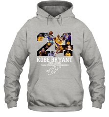 24 Kobe Bryant 1978 2020 Thank You For The Memories Signature Hoodie - kambletee