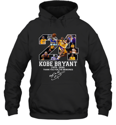 24 Kobe Bryant 1978 2020 Thank You For The Memories Signature Hoodie - kambletee