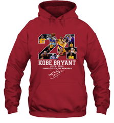 24 Kobe Bryant 1978 2020 Thank You For The Memories Signature Hoodie - kambletee