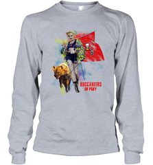Harley Quinn Tampa Bay Buccaneers Of Prey Long Sleeve T-Shirt - kambletee