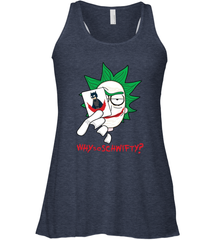 Rick and Morty Joker Why so Schwifty Racerback Tank - kambletee