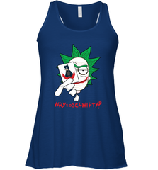 Rick and Morty Joker Why so Schwifty Racerback Tank - kambletee