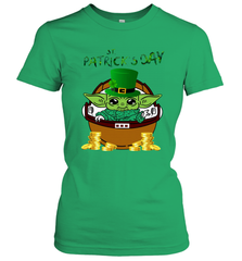 Baby Yoda The Mandalorian Happy St Patrick's Day Women's T-Shirt - kambletee