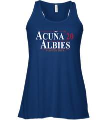 Acuna 20 Albies Play For The A Racerback Tank - kambletee