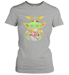 Baby Yoda hug Bon Jovi 2020 Tour Star Wars Women's T-Shirt - kambletee