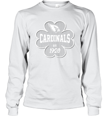 Patrick's Day Shamrock For Arizona Cardinals Fans Long Sleeve T-Shirt - kambletee