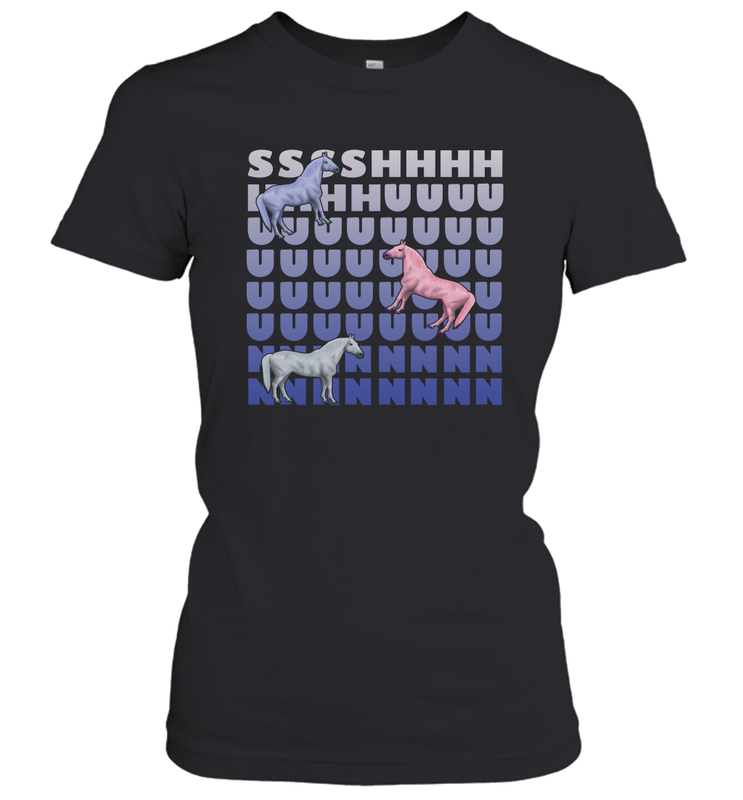 Horse ssss hhhh uuu nnnn Women's T-Shirt - kambletee
