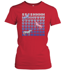 Horse ssss hhhh uuu nnnn Women's T-Shirt - kambletee