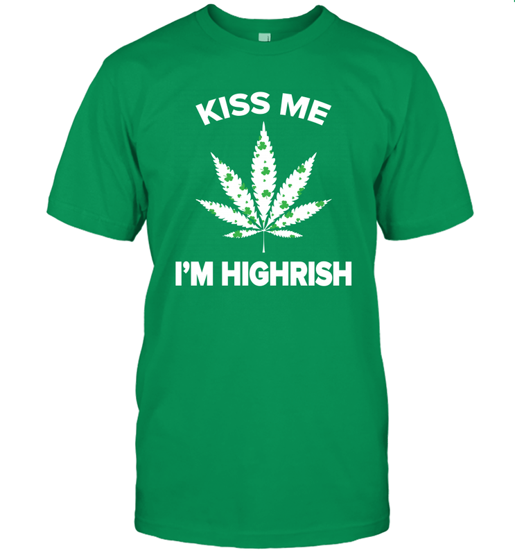 Kiss me I'm highrish Men's T-Shirt - kambletee