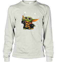 Star Wars Harry Potter Baby Yoda Long Sleeve T-Shirt - kambletee