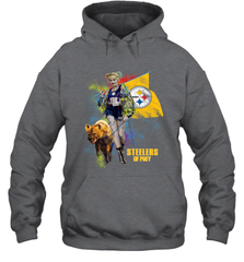Harley Quinn Pittsburgh Steelers Of Prey Hoodie - kambletee