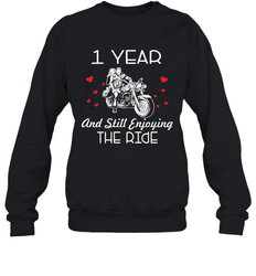 1 Year And Still enjoying The Ride Anniversary Shirt Sweatshir - kambletee
