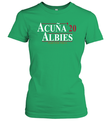 Acuna 20 Albies Play For The A Women's T-Shirt - kambletee