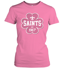 Patrick's Day Shamrock For New Orleans Saints Fans Women's T-Shirt - kambletee