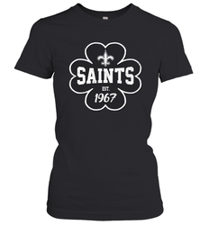 Patrick's Day Shamrock For New Orleans Saints Fans Women's T-Shirt - kambletee